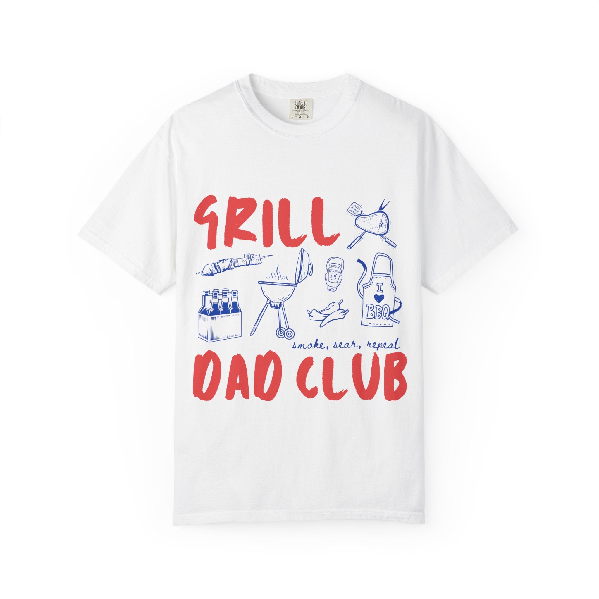 Grill Dad Club T‑Shirt — Funny Father’s Day BBQ Tee for Grill Lovers